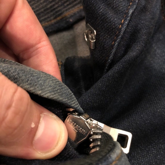 Balmain Slim Moto Jeans - Picture 4 of 8